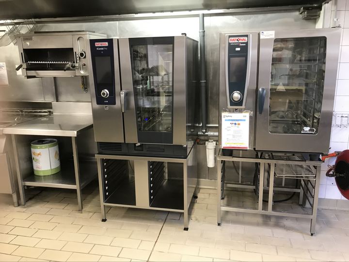 Rational iCombi Pro and SelfCookingCenter with Zanussi salamander
